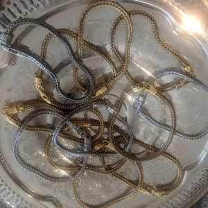 Caroline Neron Bracelets Gold Tone 7 bracelets